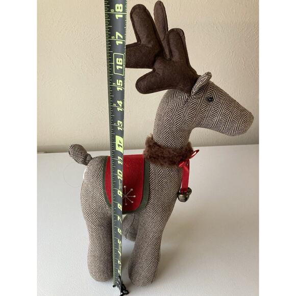 VIN. Fun Farm Christmas Reindeer Plush Stuffed. 18 Inches Tall - Picture 2 of 6